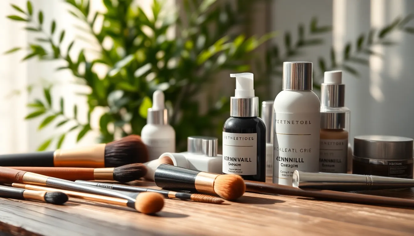 트러블 커버 메이크업 전후 비교