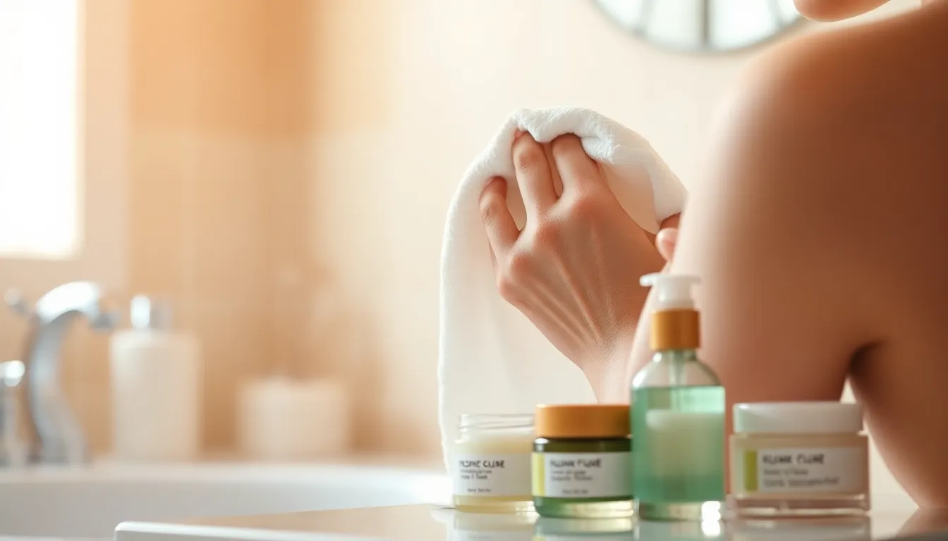 민감성 피부를 위한 저자극 클렌징 제품 이미지