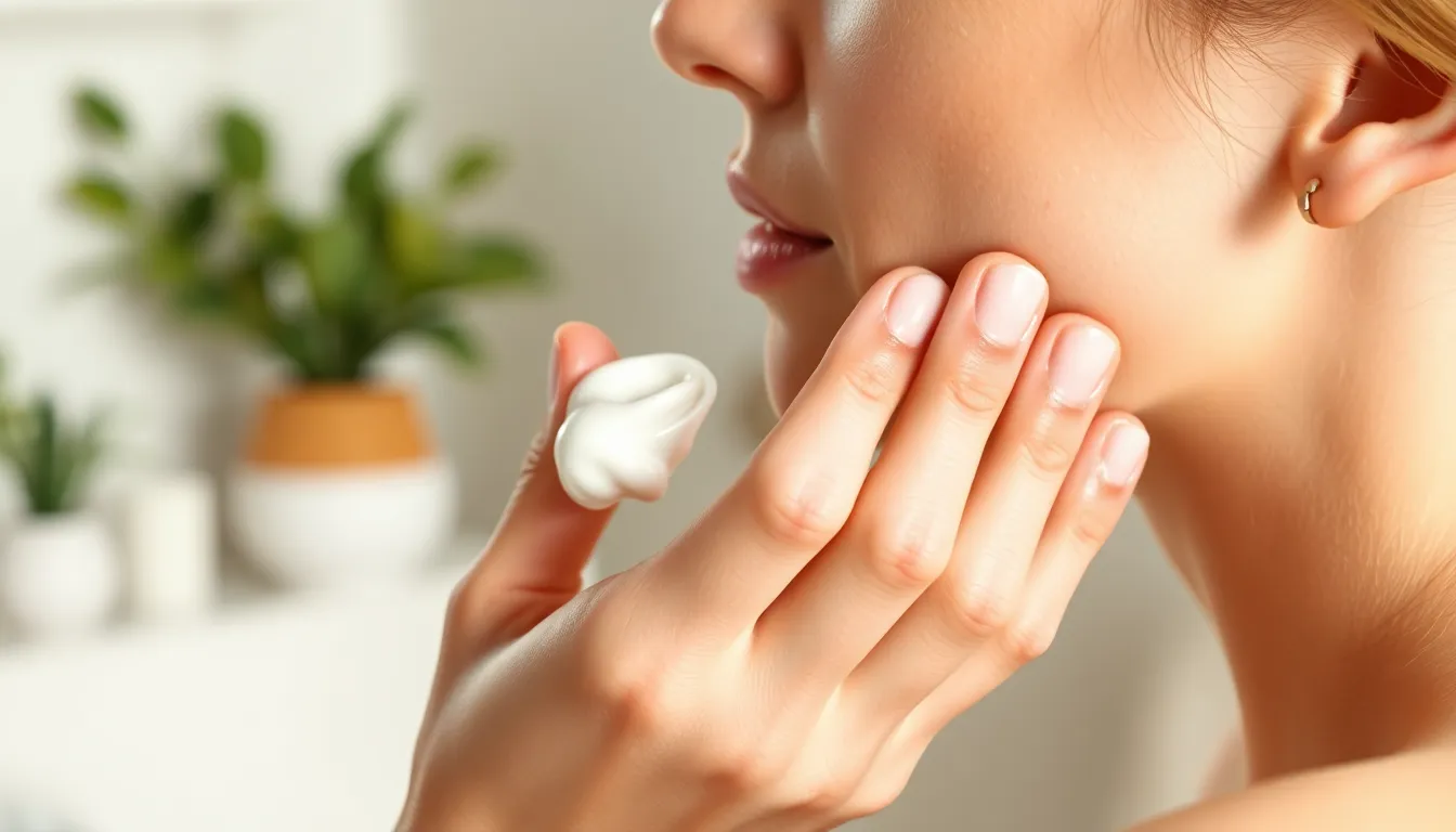 메이크업과 스킨케어 제품 이미지