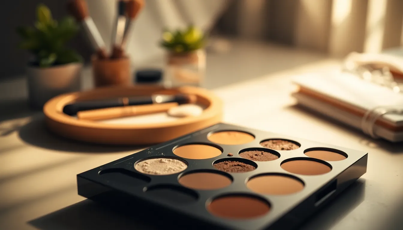 화사한 메이크업을 한 여성의 얼굴 클로즈업