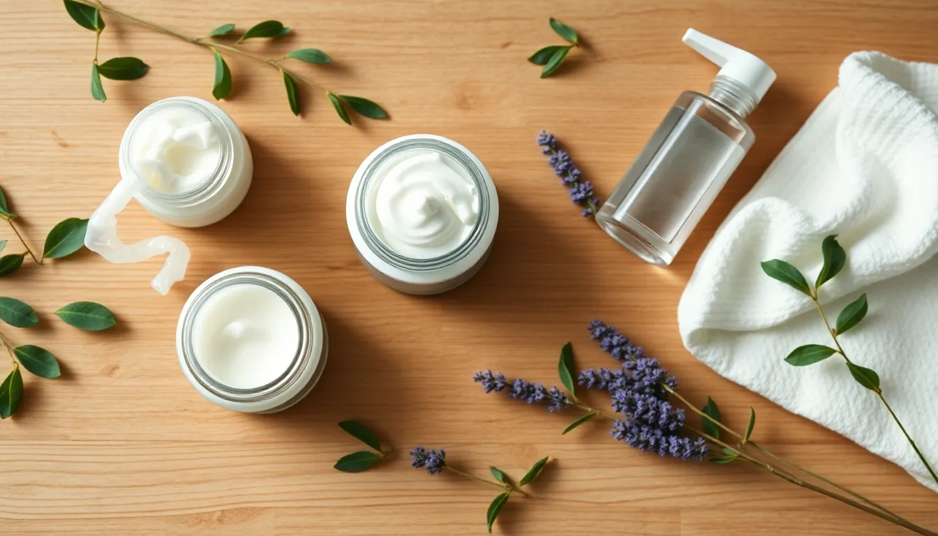 다양한 색상의 메이크업 제품 이미지