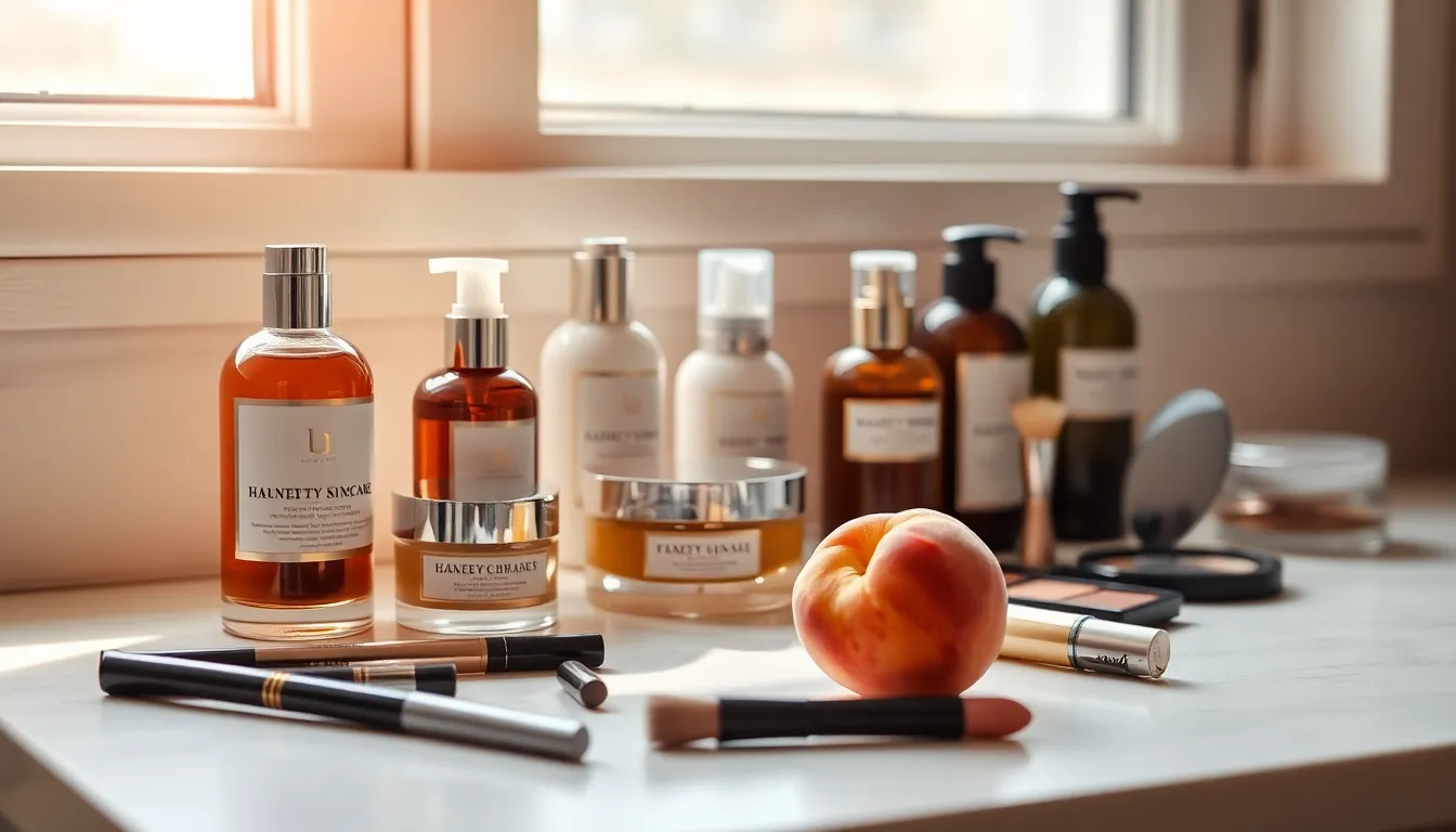 자연스러운 민낯 메이크업을 한 여성의 모습