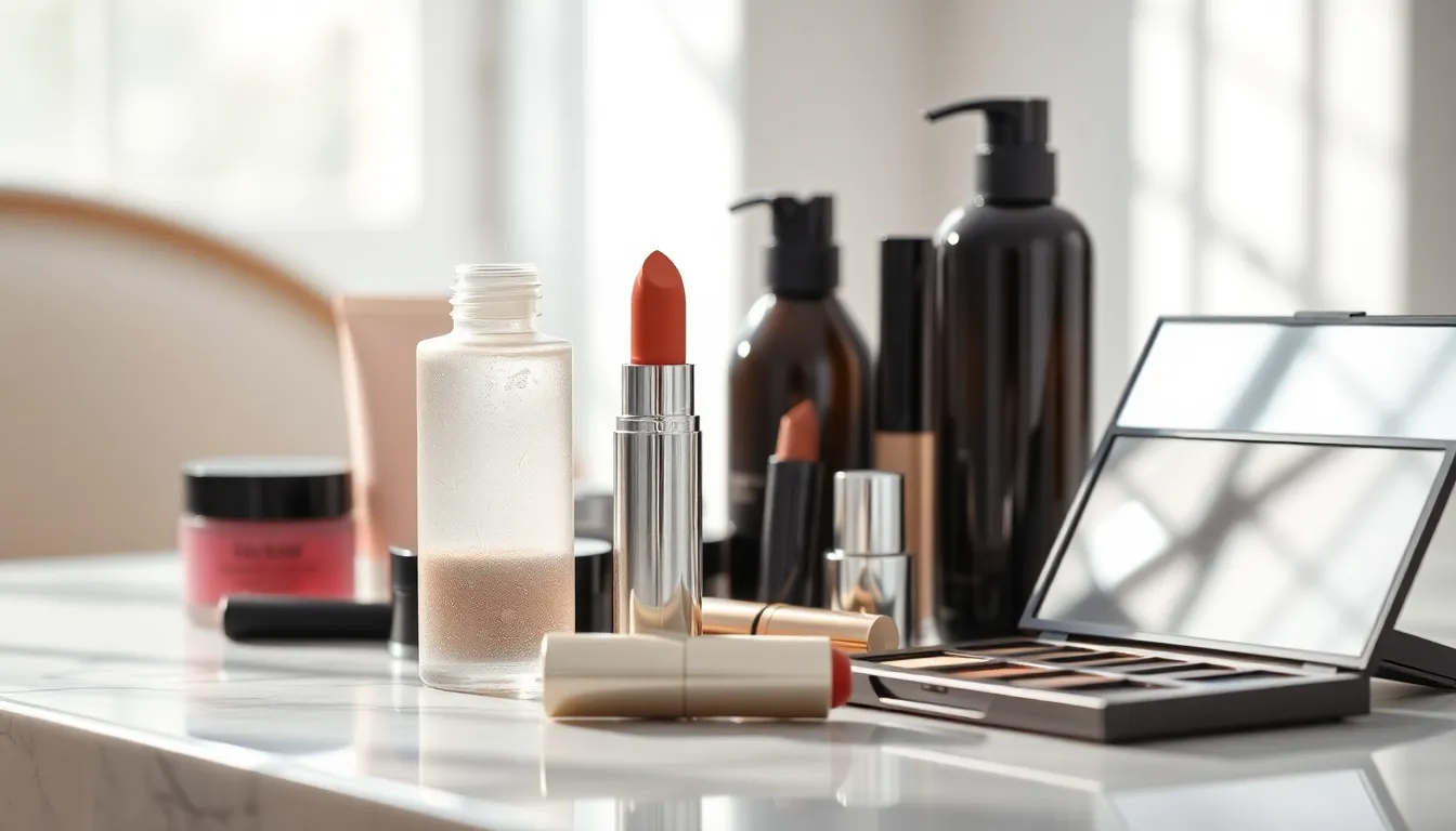 다양한 메이크업 룩을 연출하는 이미지