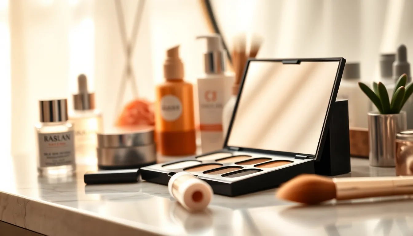 다양한 퍼스널 컬러 메이크업 룩을 보여주는 여성들