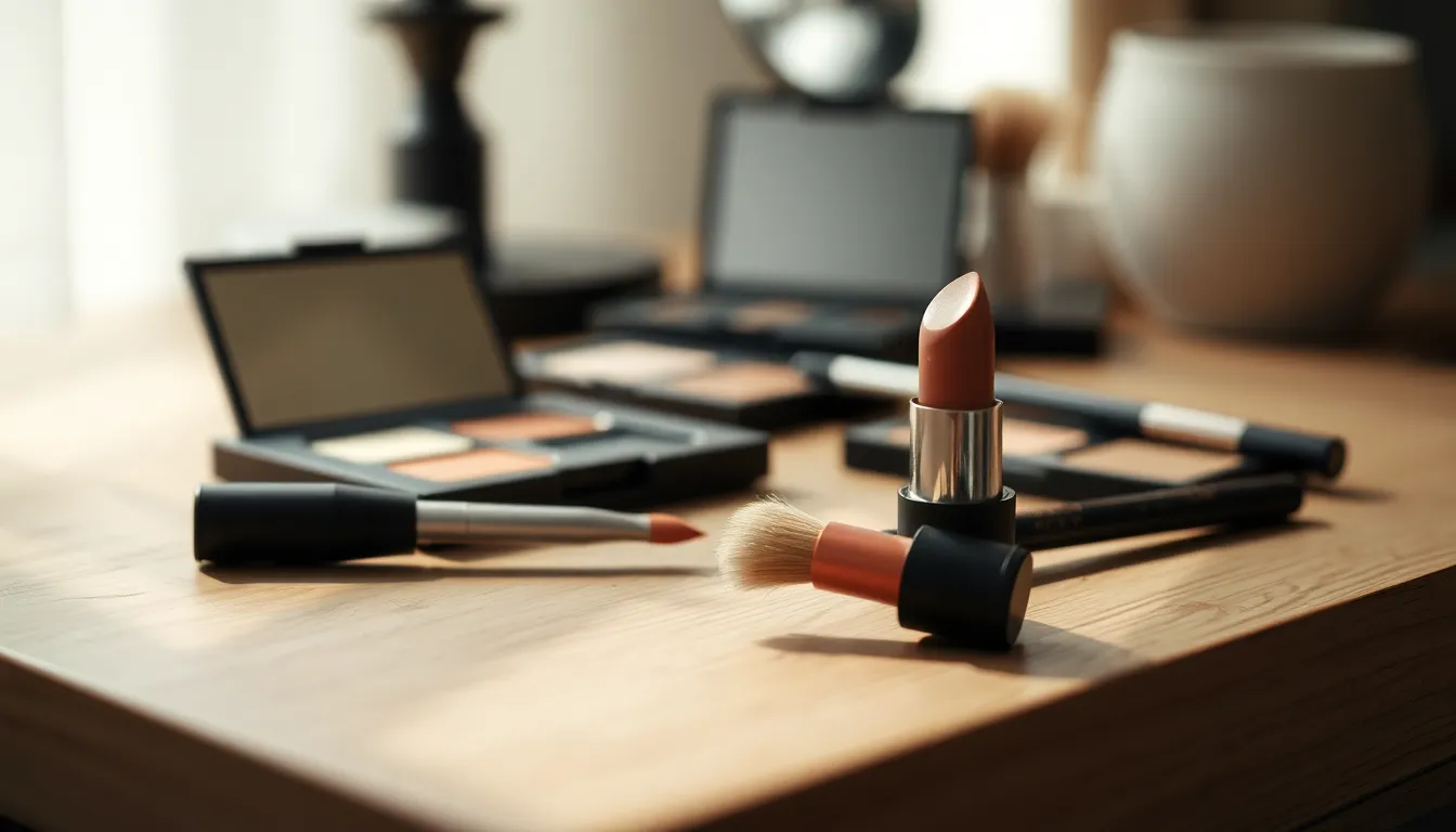 자연스러운 메이크업을 한 여성의 모습