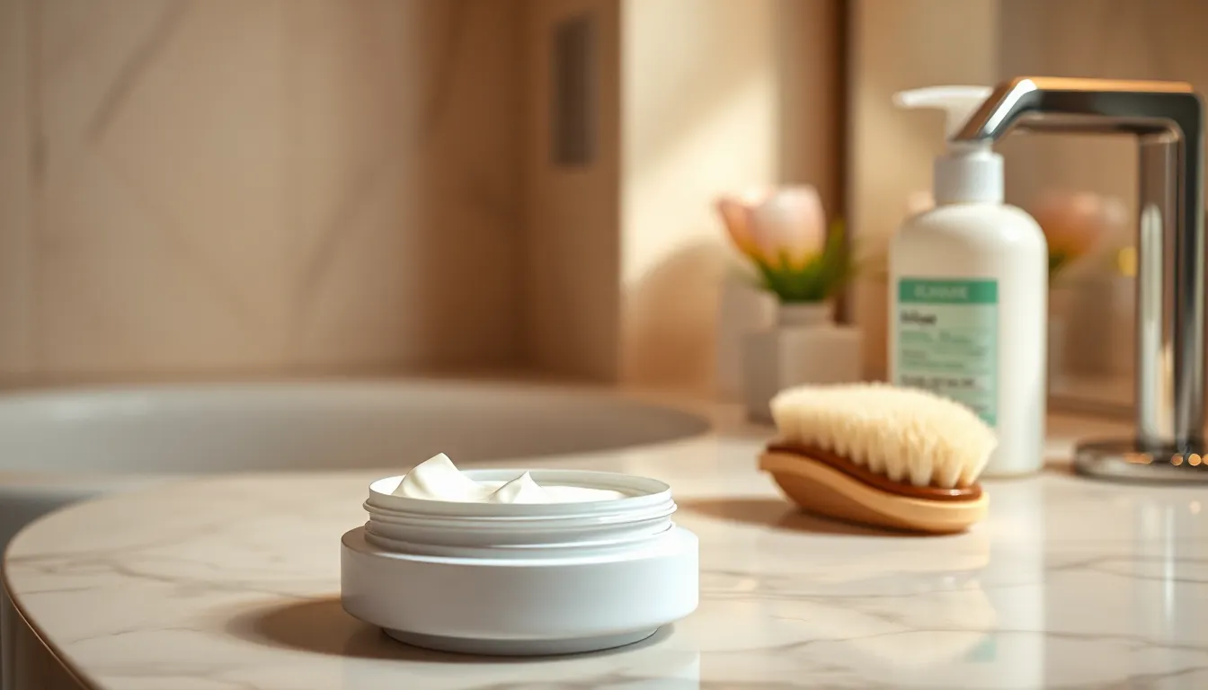 퍼스널 컬러 팔레트와 다양한 메이크업 제품 이미지