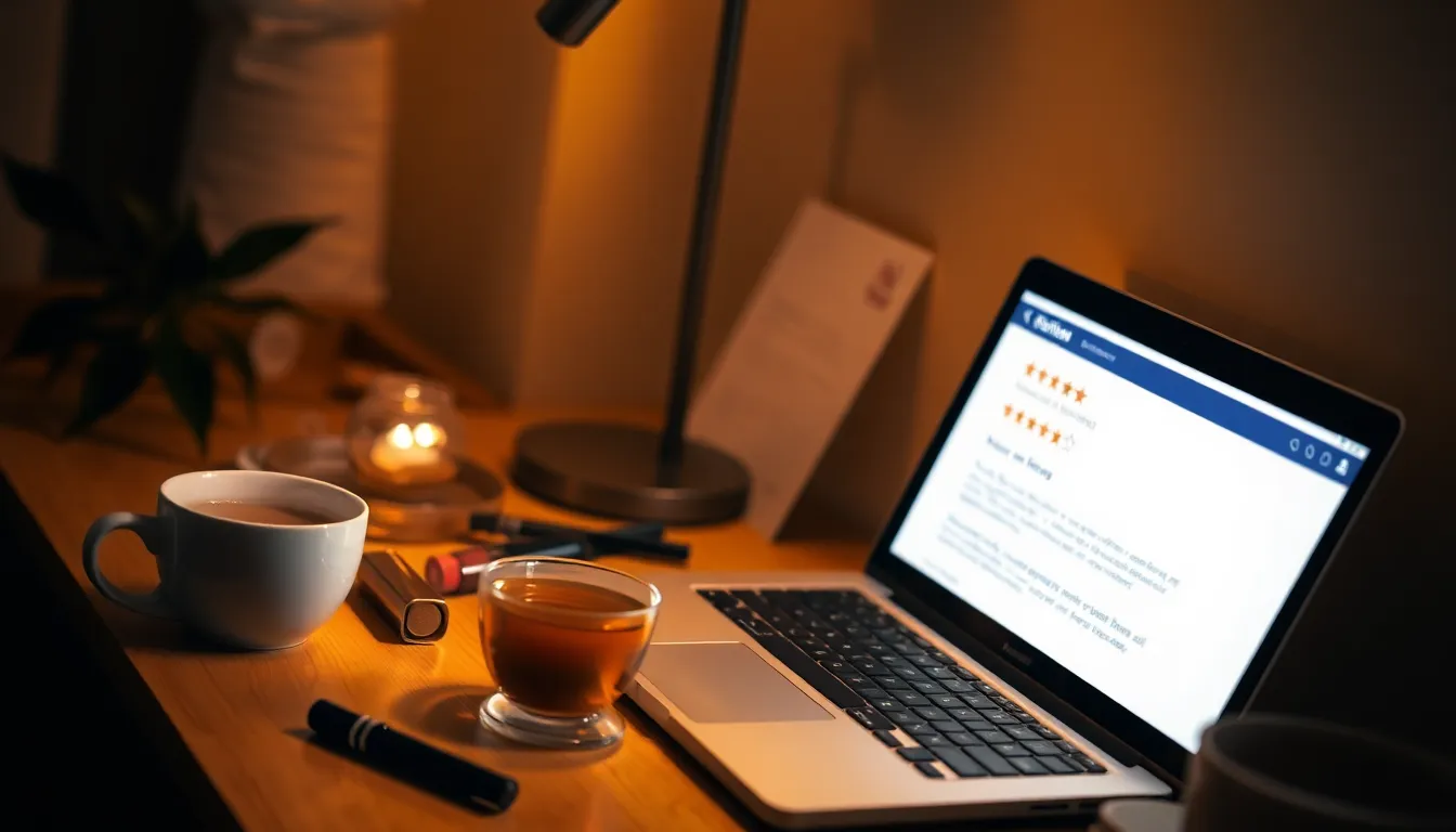 다양한 화장품이 진열된 이미지