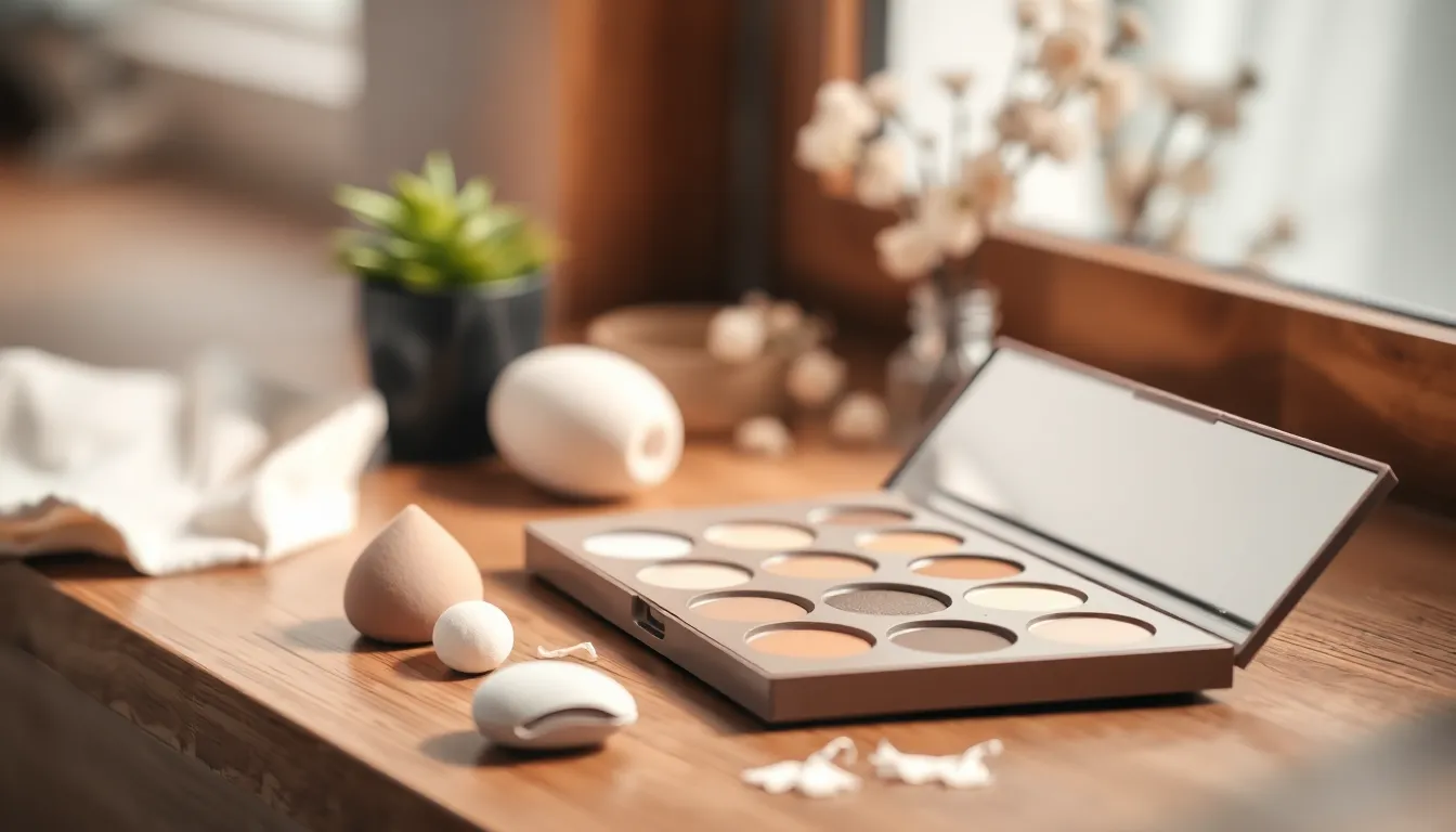 퍼스널 컬러 진단으로 찾은 자신감 넘치는 여성의 메이크업 모습