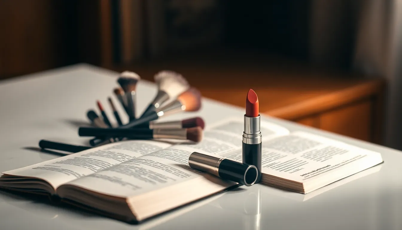 화장품 광고의 진실을 파헤치는 여성의 모습