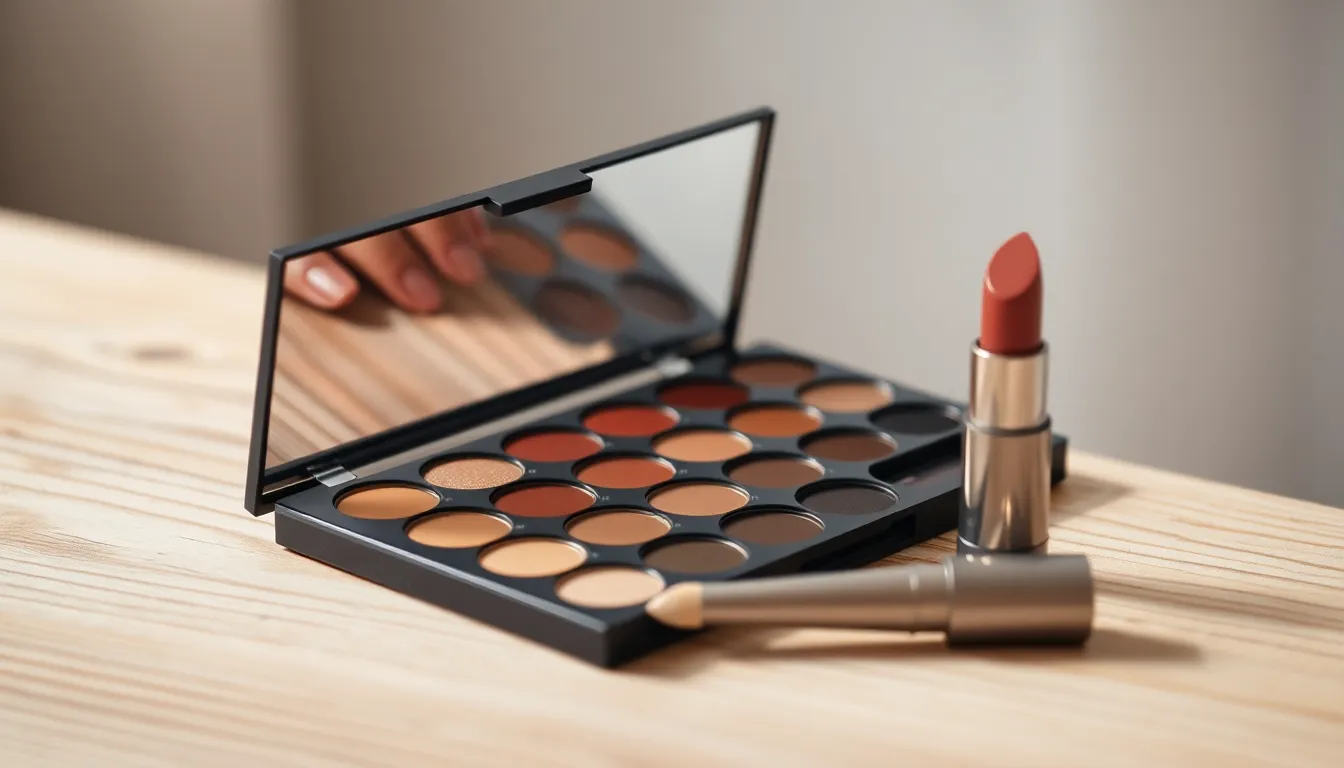 다양한 퍼스널 컬러에 따른 메이크업 색조 팔레트 이미지