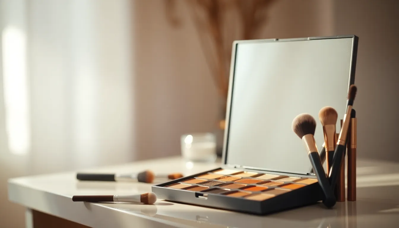 다양한 피부톤에 맞는 메이크업 제품 이미지