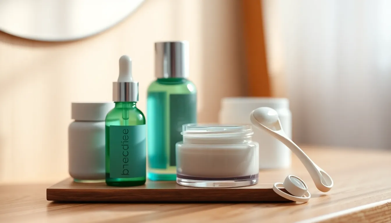 다양한 피부톤의 사람들이 메이크업을 하는 모습