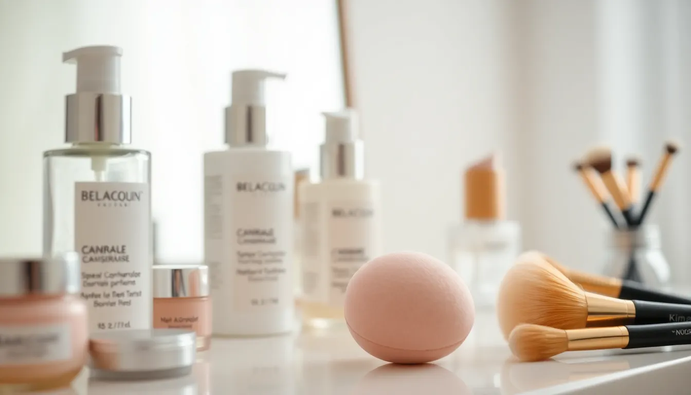메이크업 제품과 도구들