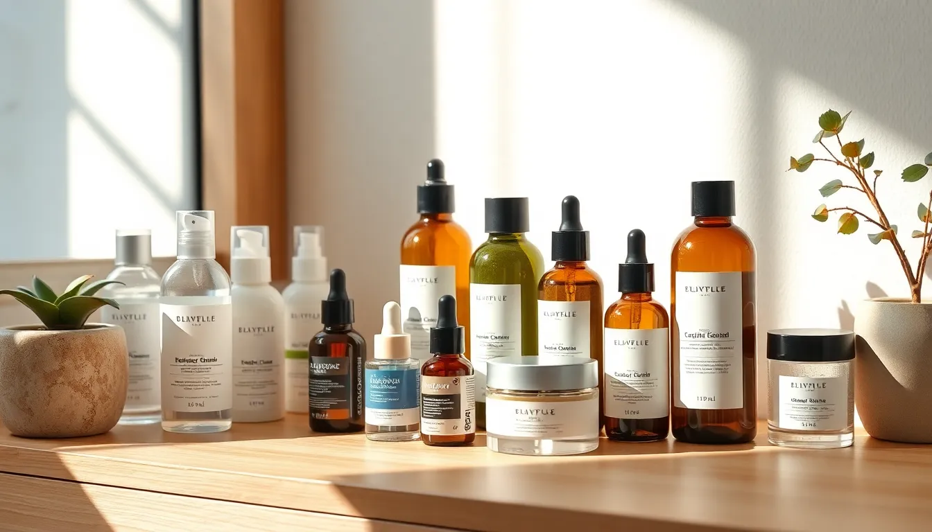 다양한 피부톤의 사람들이 메이크업을 하는 모습