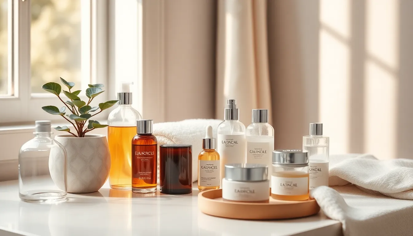 메이크업 제품과 피부 관리