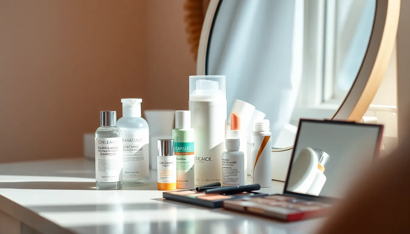 자연스러운 메이크업을 한 여성의 모습