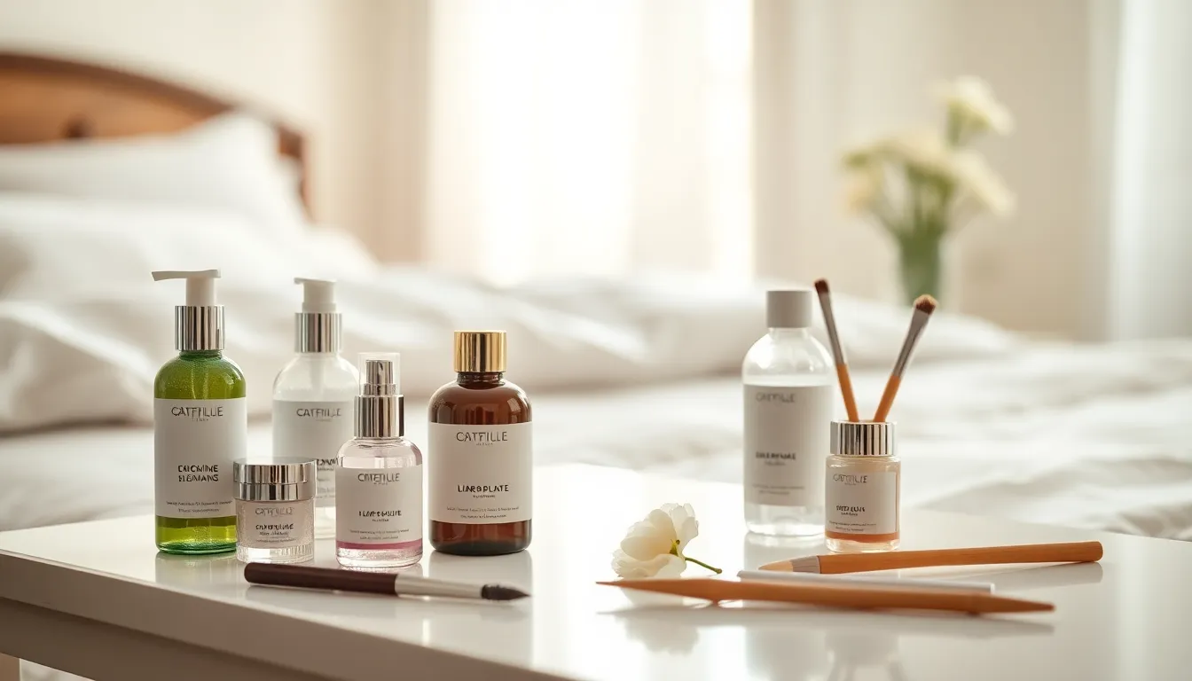 다양한 스킨케어 및 메이크업 제품