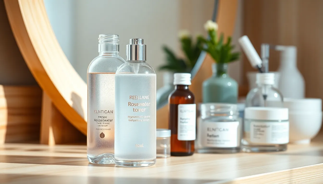 피부 관리 루틴 이미지