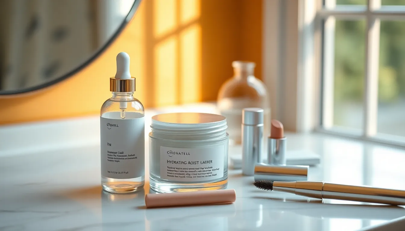 피부 관리 루틴을 보여주는 이미지