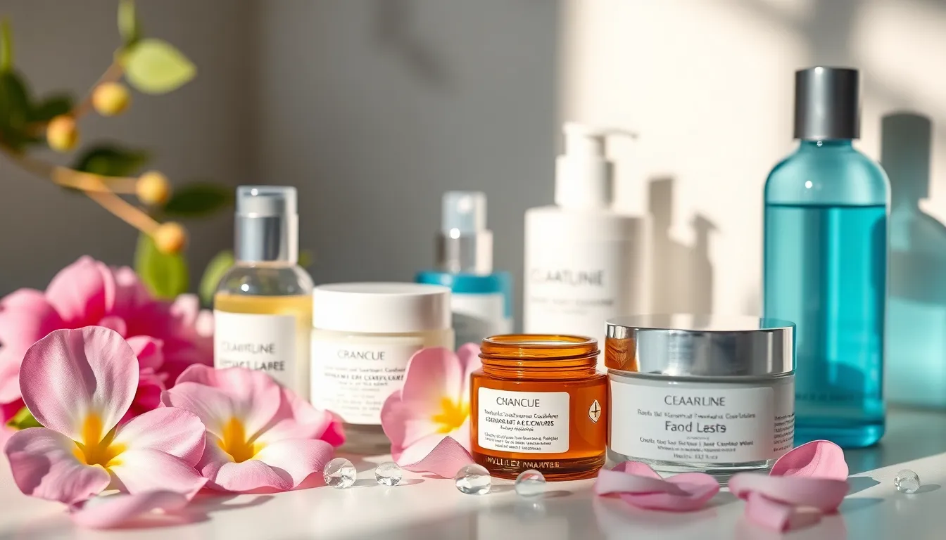 다양한 메이크업 제품 이미지