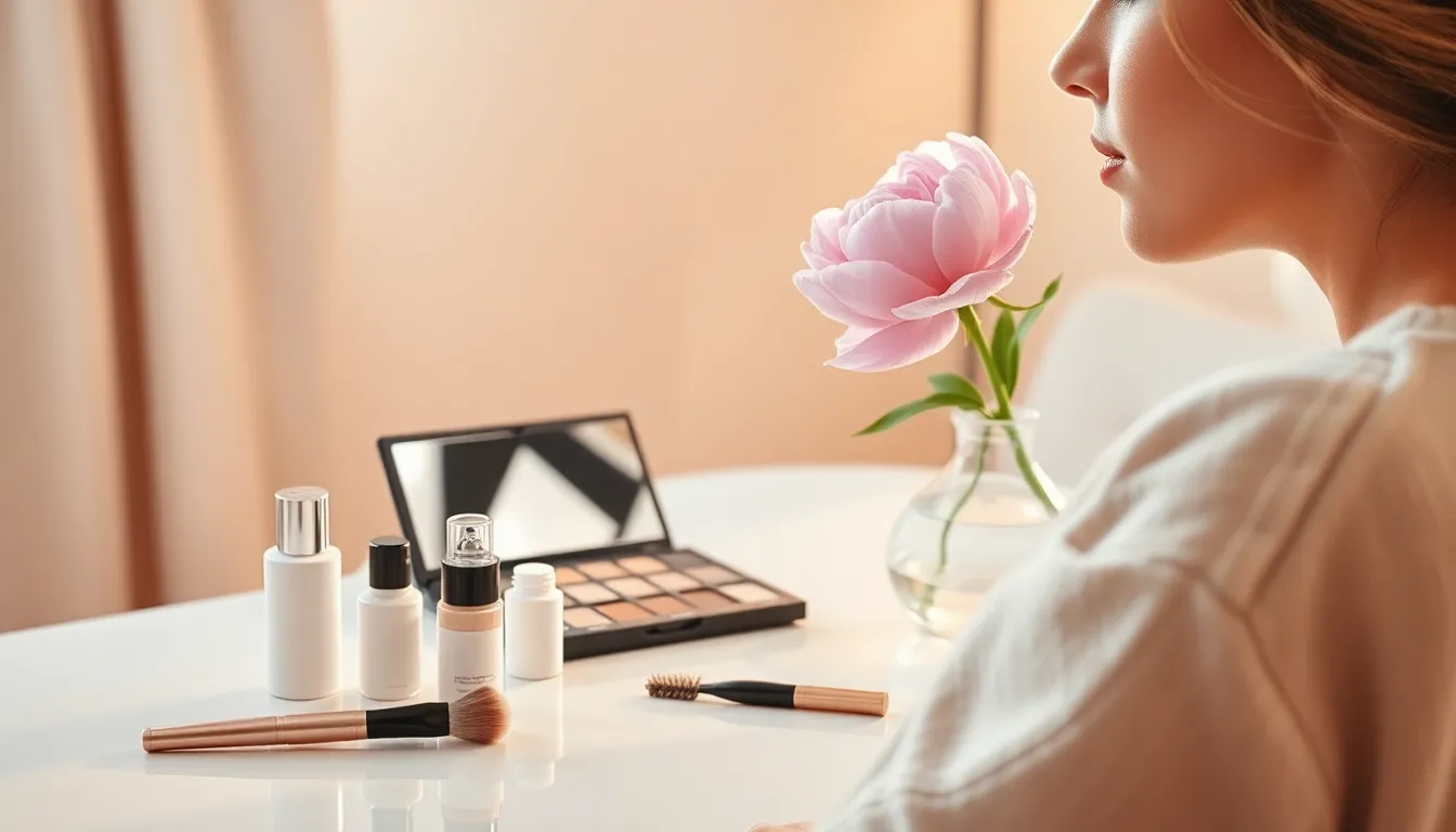 내추럴 메이크업을 위한 맑고 깨끗한 피부 표현