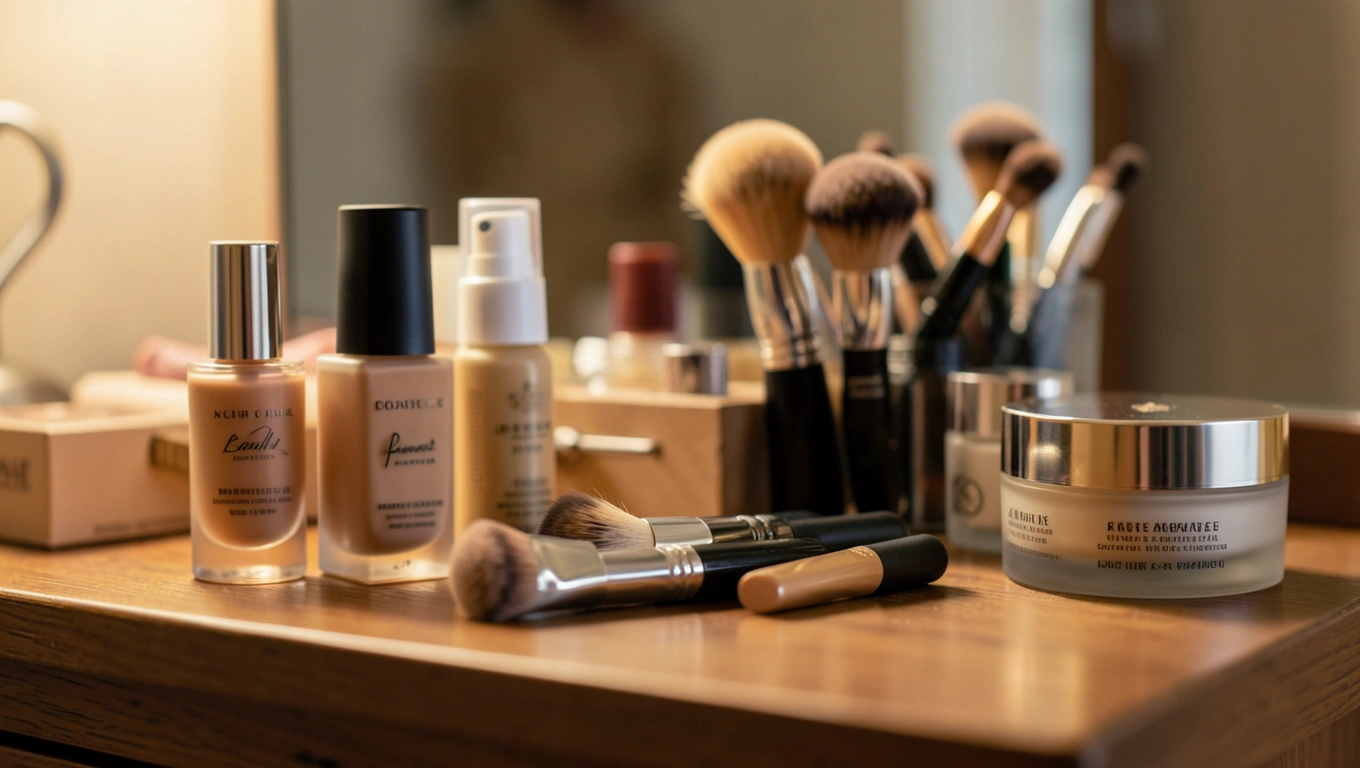 맑고 투명한 피부 표현 메이크업