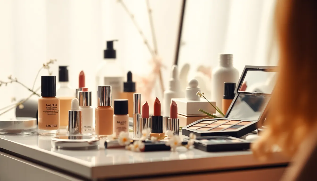 퍼스널 컬러 메이크업 예시 이미지